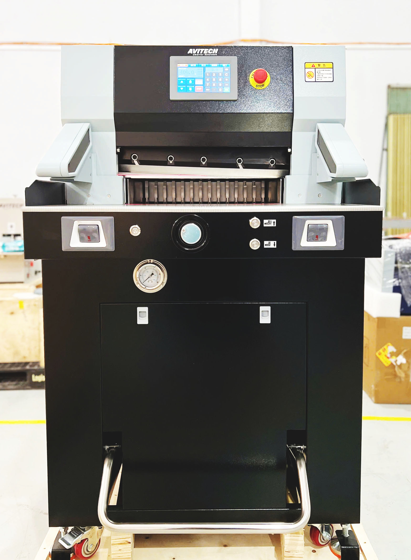 M&aacute;y Cắt X&eacute;n Giấy Khổ 49 AV-490 - Cắt X&eacute;n Thủy Lực